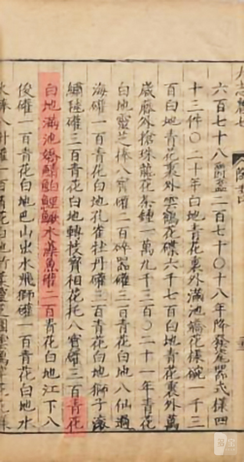 明万历 青花鱼藻纹大罐 - 图29